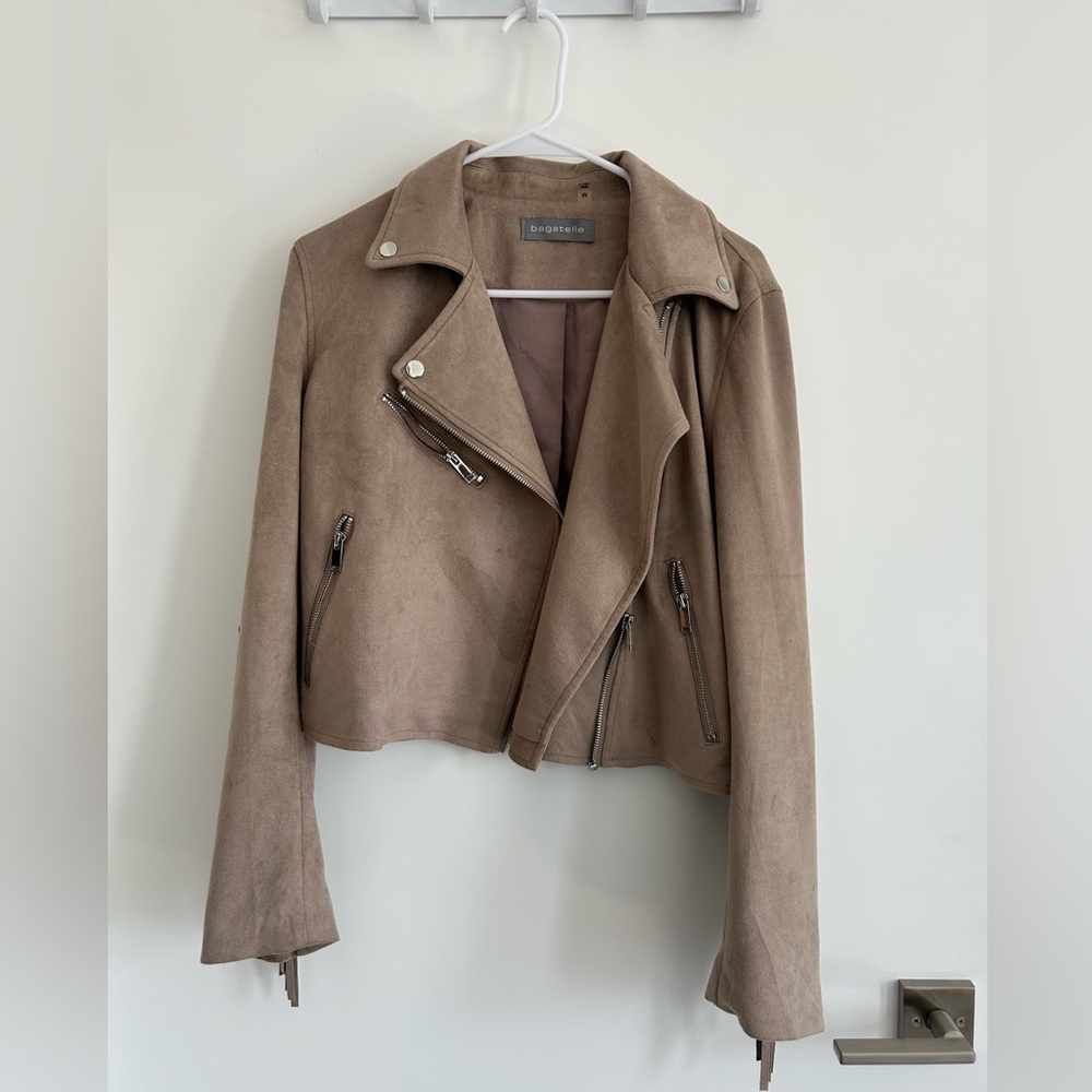 Suede Fringe Jacket